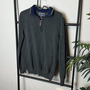 Club Room Mens Cotton 1/4 Zip Pullover Sweater